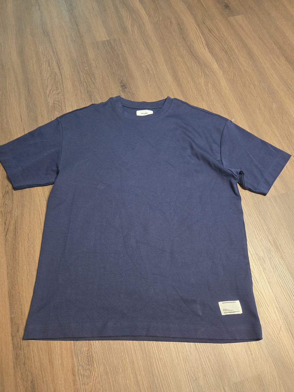 Public Supply Navy Short Sleeve Crew T-Shirt Medium Oversized
